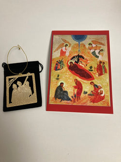 Three Wise Men Ornament & Greeting Cards Gift Set