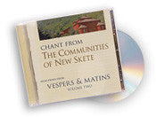 Vespers and Matins Selections Vol. 2 - CD