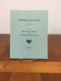 Divine Liturgy of St. James - musical score
